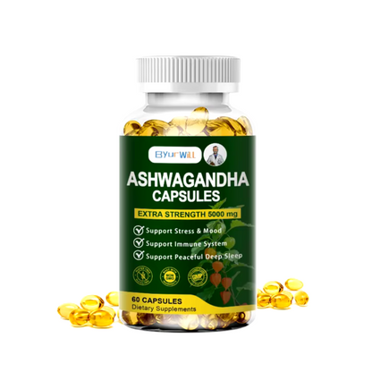 Ashwagandha Root Extract Capsules 5000mg KSM 66