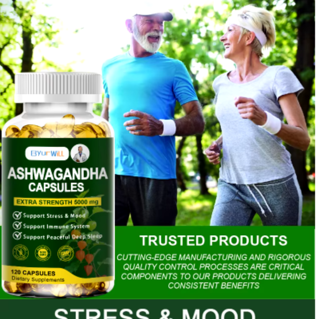 Ashwagandha Root Extract Capsules 5000mg KSM 66